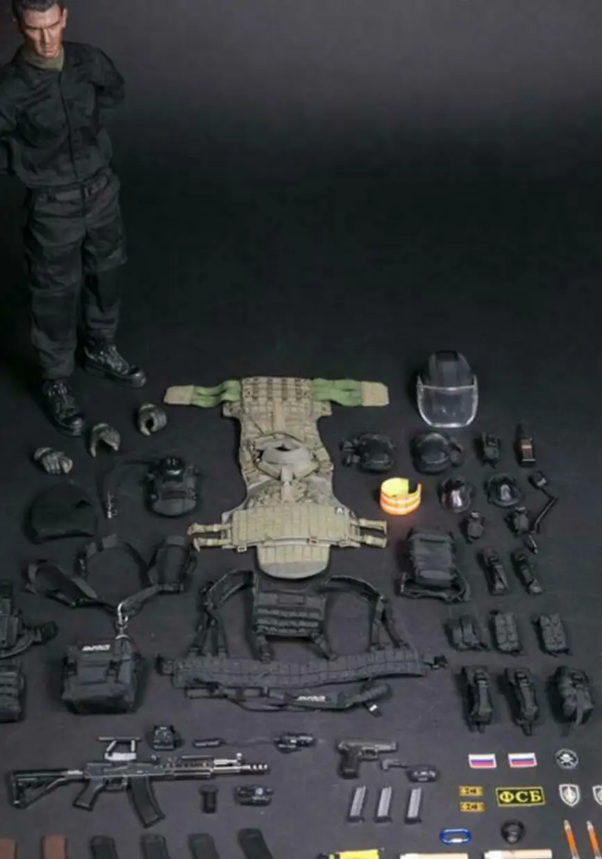 

DAMTOYS DAM 78064 RUSSIAN SPETSNAZ FSB ALPHA GROUP 1/6 Collectible Action Figure Toy Doll Body Accessory for Fans Gift