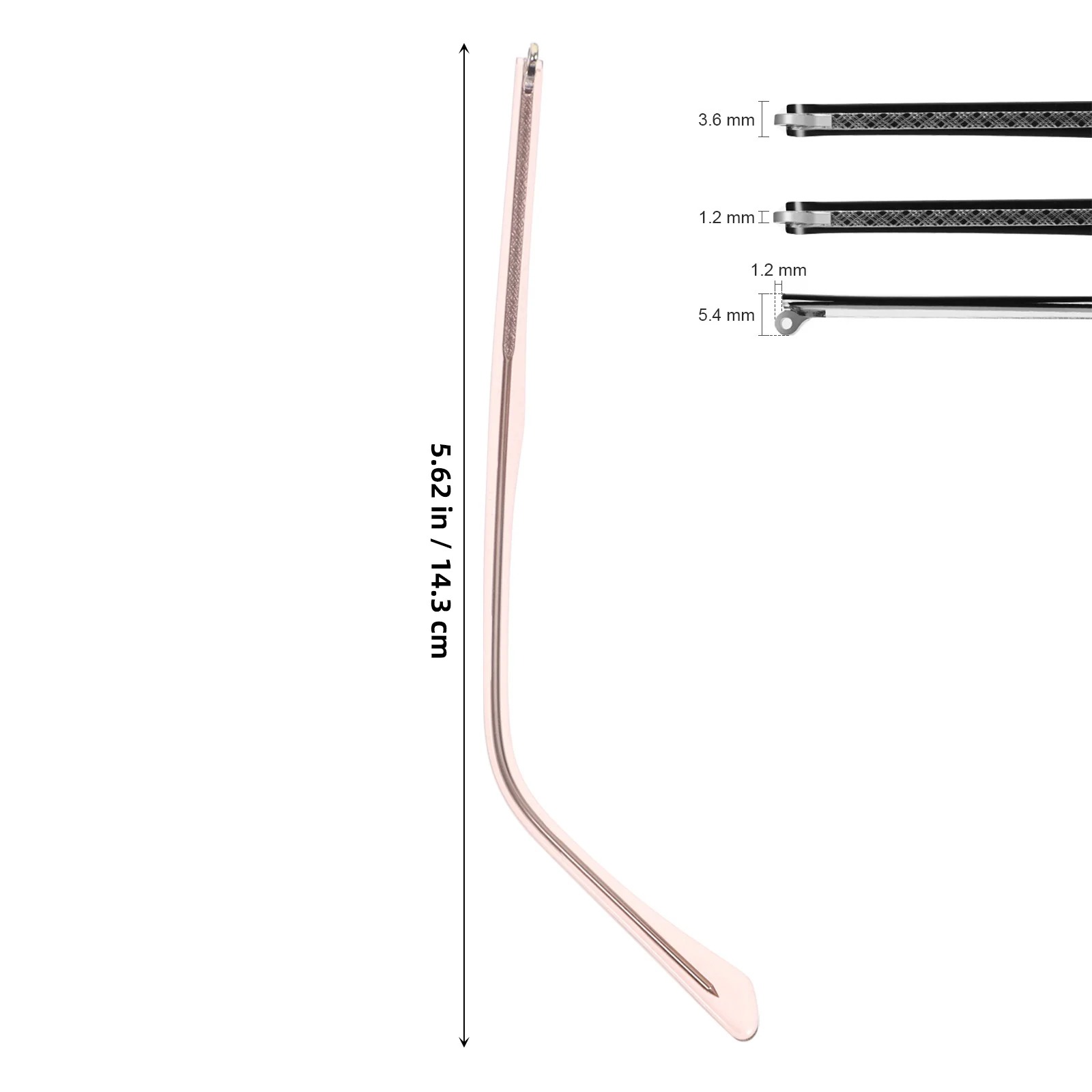 Прозрачные очки сменные аксессуары для храма мужские солнцезащитные офисные ног