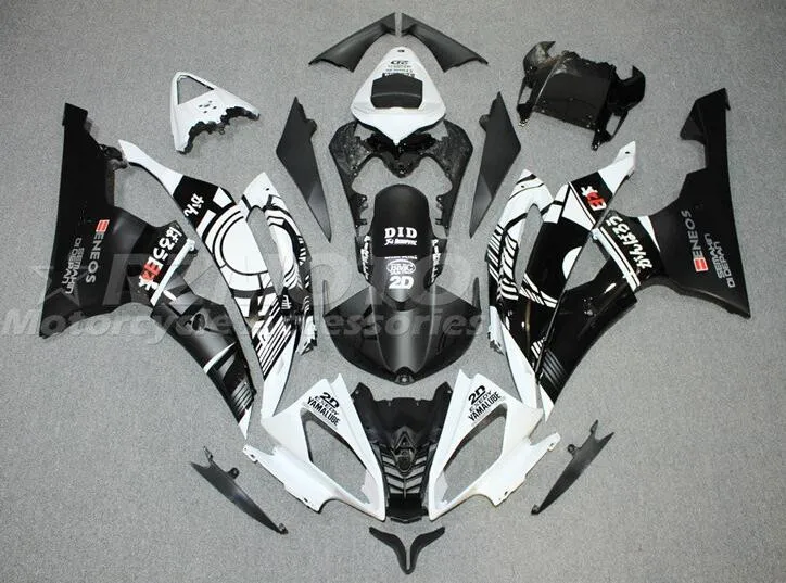 

New ABS Fairings Kit Fit For YAMAHA YZF- R6 2008 2009 2010 2011 2012 2013 2014 2015 2016 08 09 10 11 12 13 14 15 16 Black White