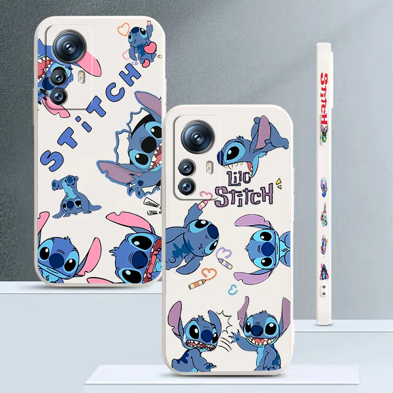 

Lilo Stitch Disney Cool Cute Phone Case For Xiaomi Mi 13 12S 12 12X 12T 11i 11T 11 10 10S 10T Pro Lite Ultra 5G Liquid Left Rope