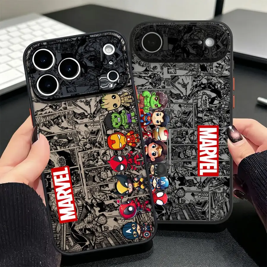 Фото Чехол для телефона Deadpool Venom America Funda Back для iPhone 17 Pro Max 7 8 SE 14 16 Plus 17e 11 12 13 Mini Air 15 XS XR №2