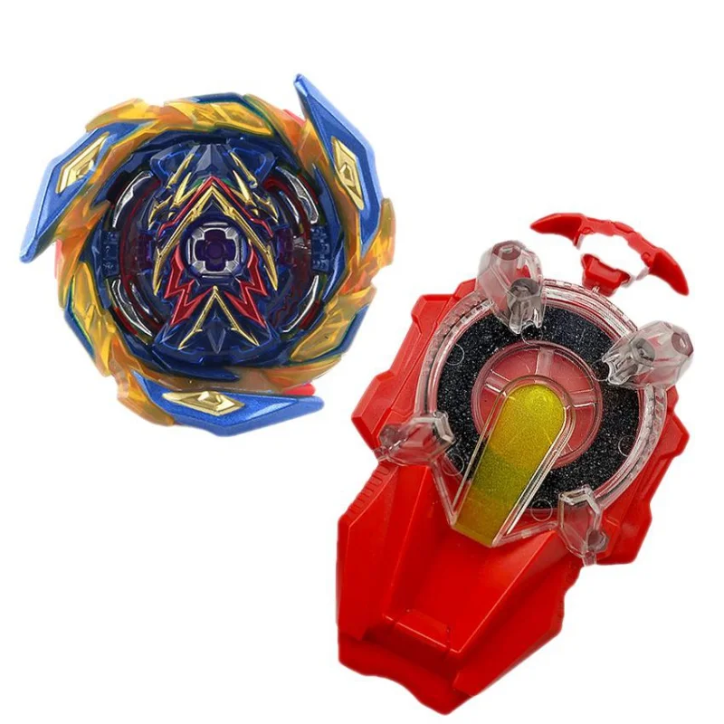 Tomy Beyblades And Super King B-165 Boom Spinning Gyro Right-Turning Rope Launcher B163 Metal Bayblade Blade Children Gift