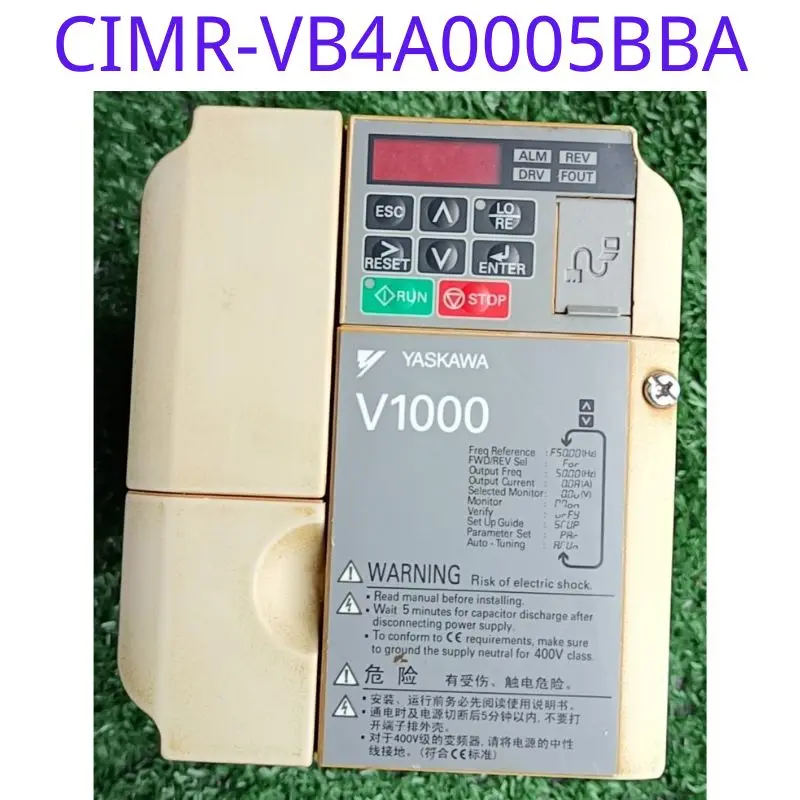 

Used frequency converter CIMR-VB4A0005BBA 1.5 2.2kw functional test intact