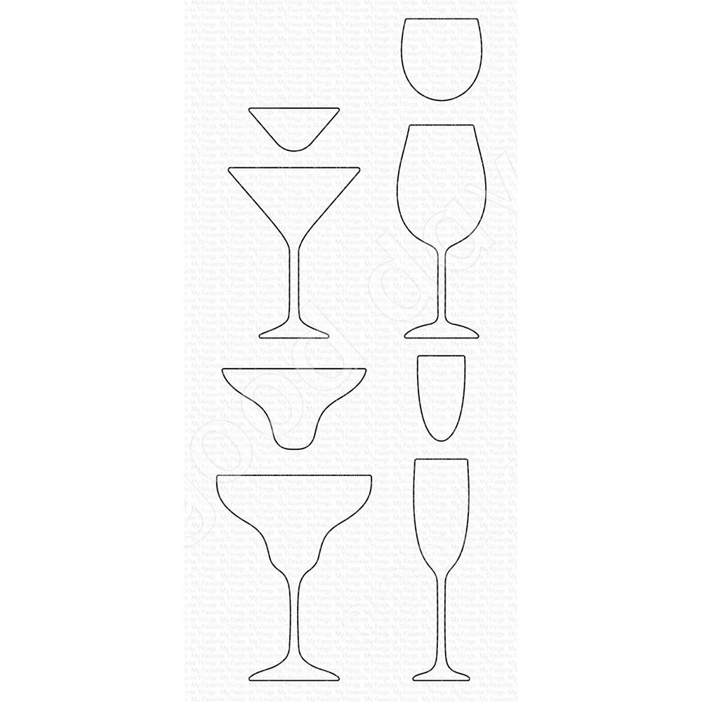 

Arrival Long Stem Barware Metal Cutting Dies Scrapbook Diary Decoration Embossing Template Diy Greeting Card Handmade Hot Sale