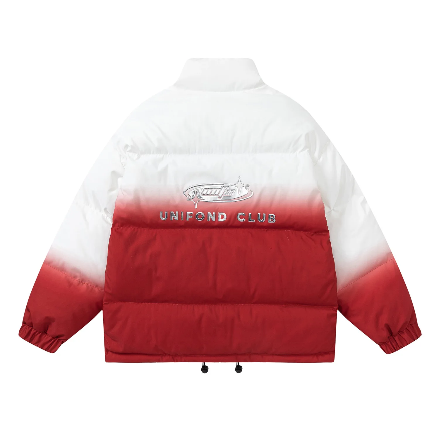 Europe and The United States Loose Cotton Suit Men Women Autumn Winter New Niche Label Gradient Color Coat Cotton-padded Jacket