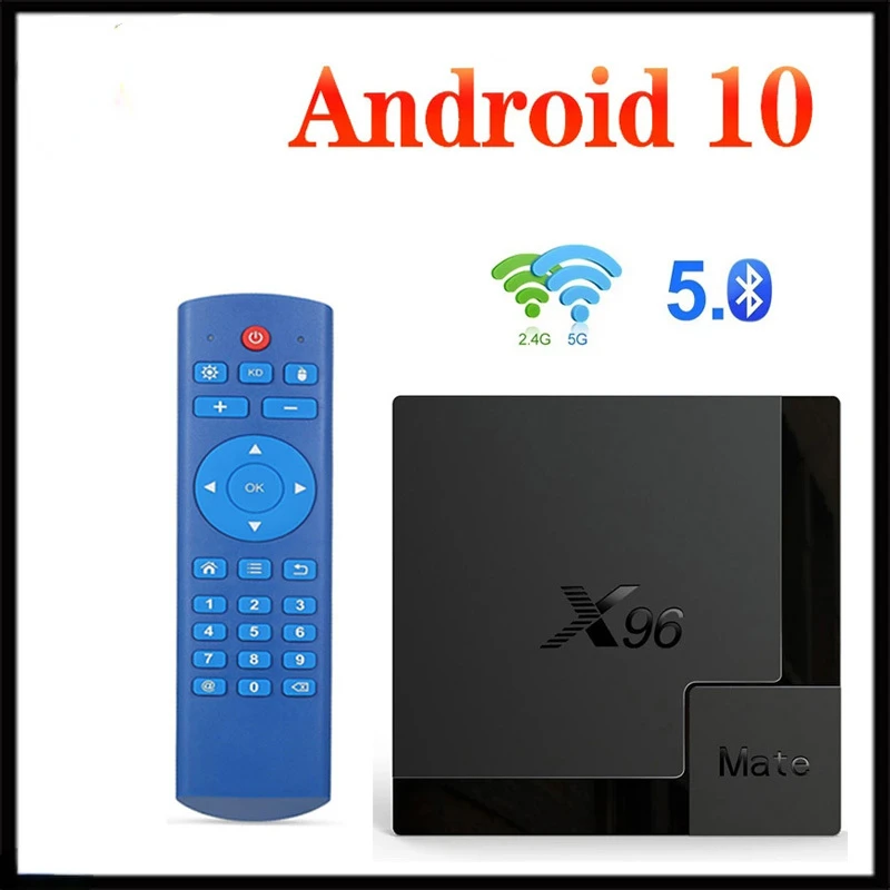 X96 Mate android 10.0 HD 4K 5G dual-band WIFI Allwinner H616 Quad Core X96 mate 4G 32G Media Player Smart TV Set Top Box