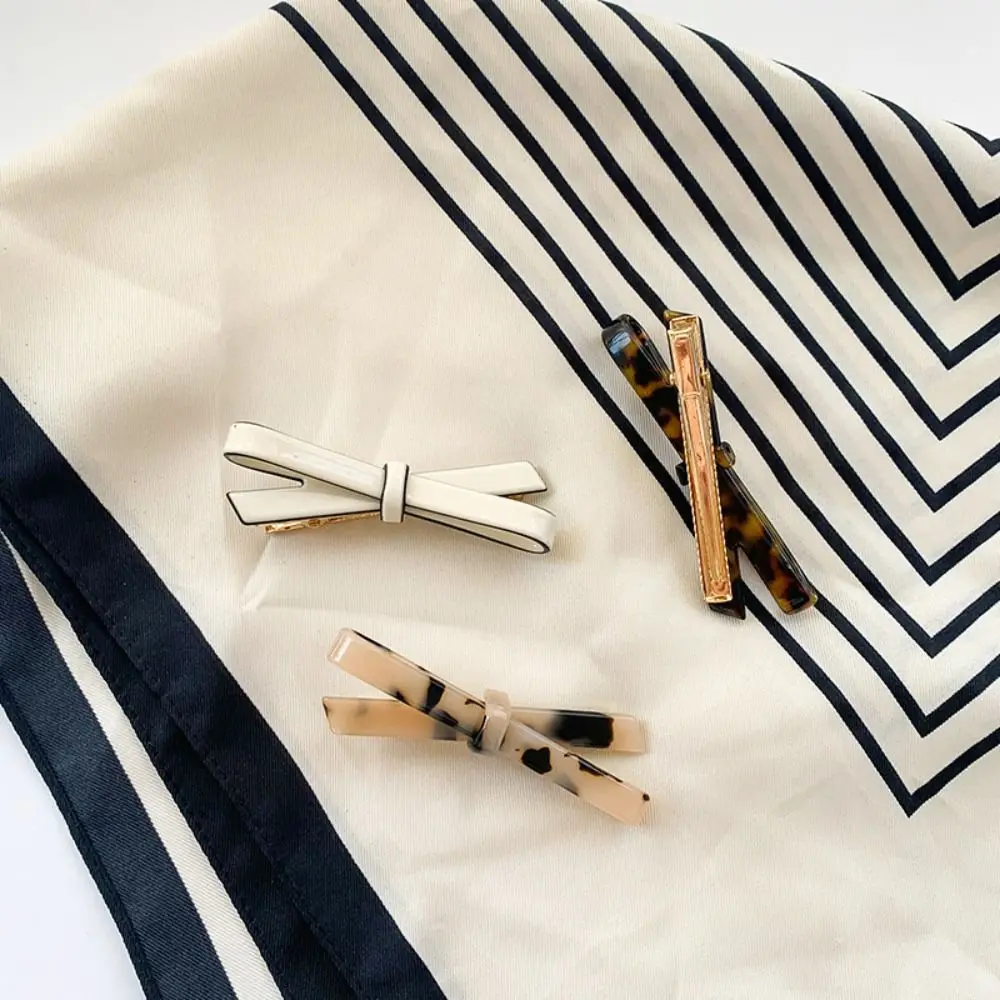 Заколка для волос с узелком-бабочкой женская повседневный модный элегантный