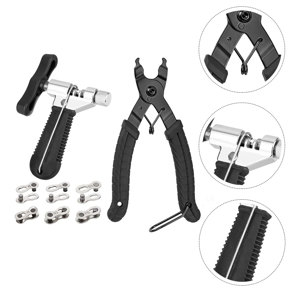 

Chain Bike Tool Link Repair Pliers Splitter Kit Plier Master Breaker Checker Mechanic Missing Cycling Weargauge Removerremoval