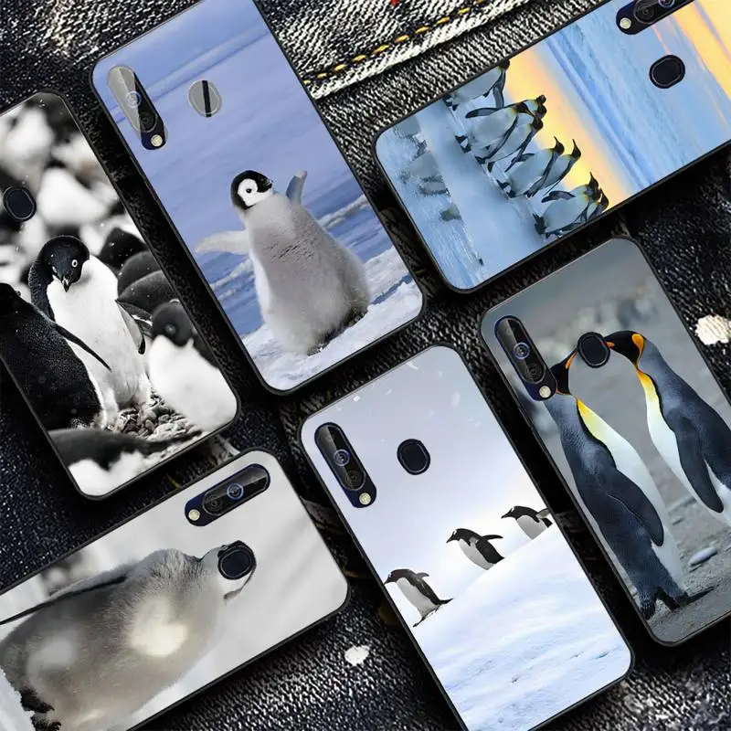 

MaiYaCa Lovely real penguins Phone Case for Samsung S20 lite S21 S10 S9 plus for Redmi Note8 9pro for Huawei Y6 cover