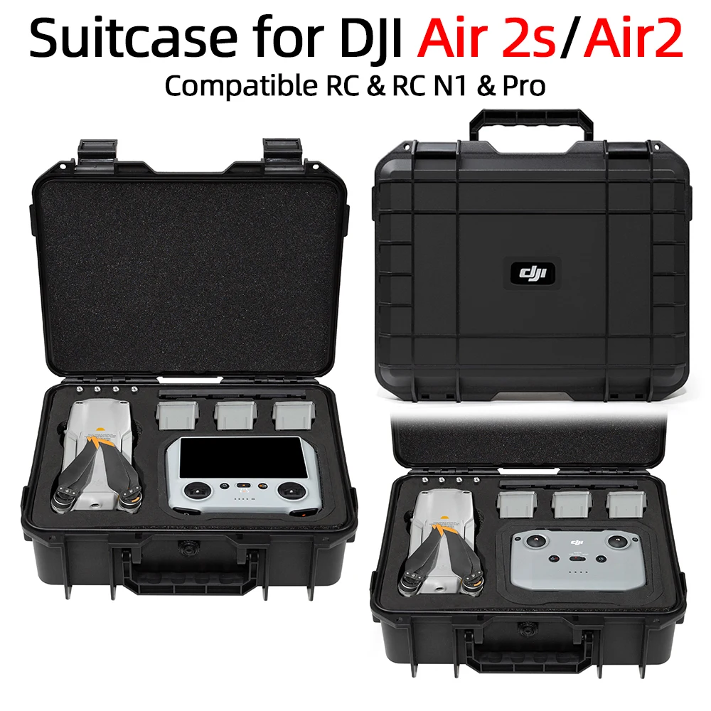 

for DJI Mavic Air 2 Hard Shell Drone Storage Bag SuitcaseTravel Tote Box for DJI AIR 2S Explosion Proof Box Case Accessories