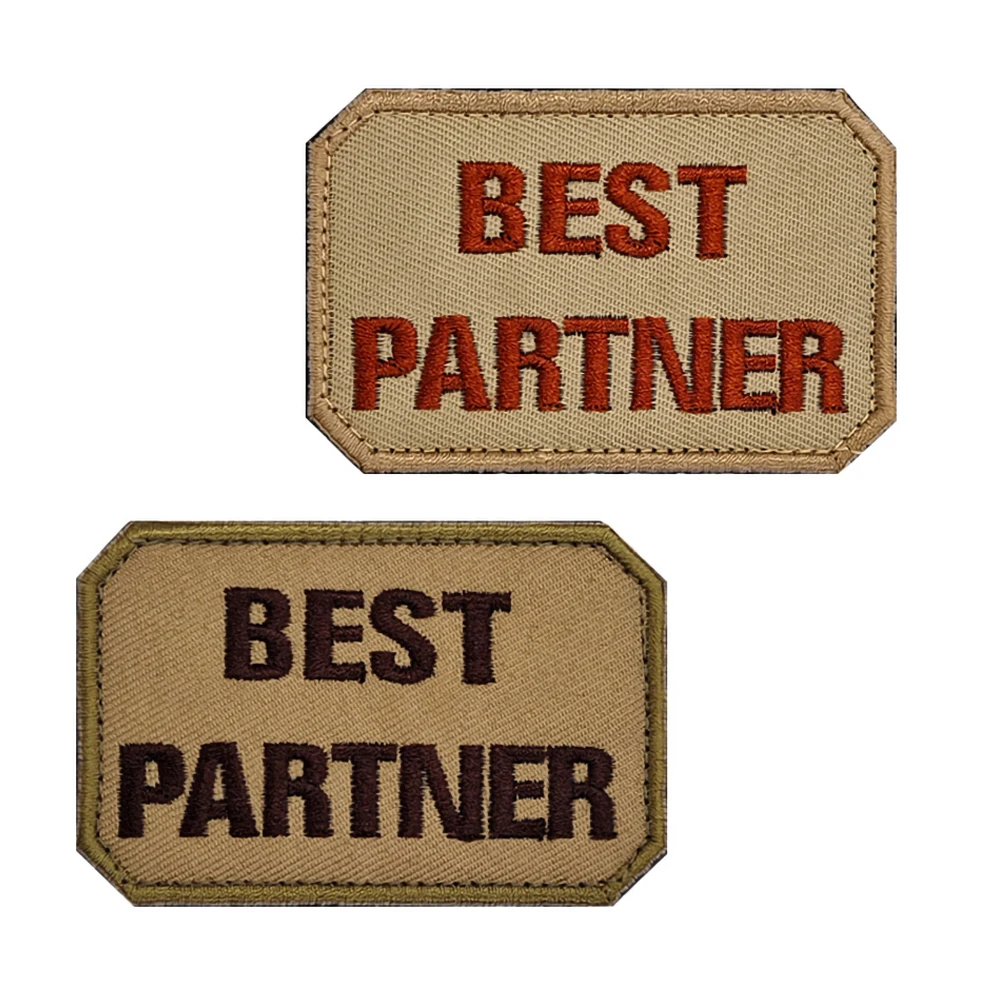 

Best Partner Embroidery Patches Appliques Hook and Loop Badges for Jackets Jeans Backpack Caps Outdoor Tactical Emblem Patch