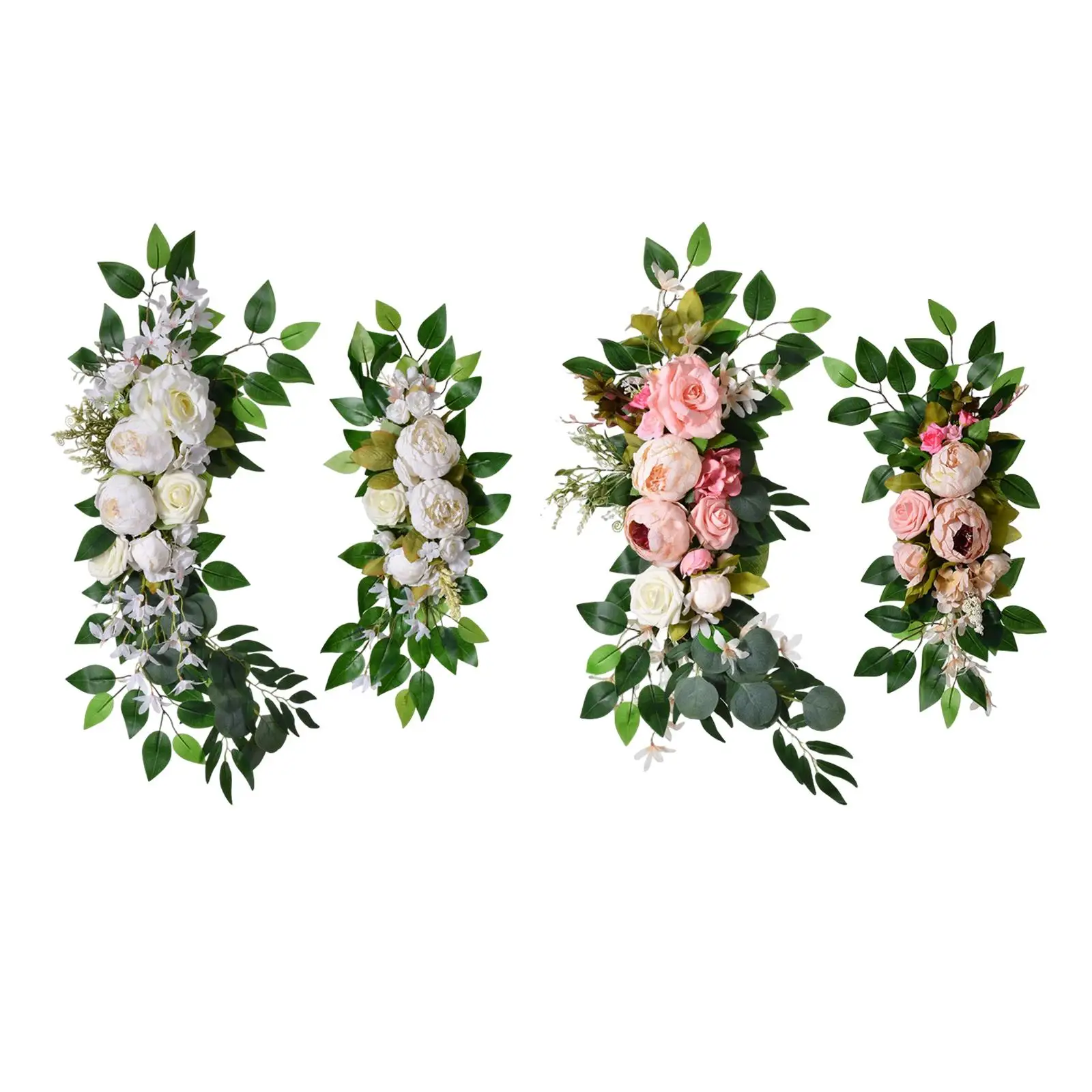 

2 Pieces Hanging Wedding Arch Flower for Backdrop Home Wedding Background