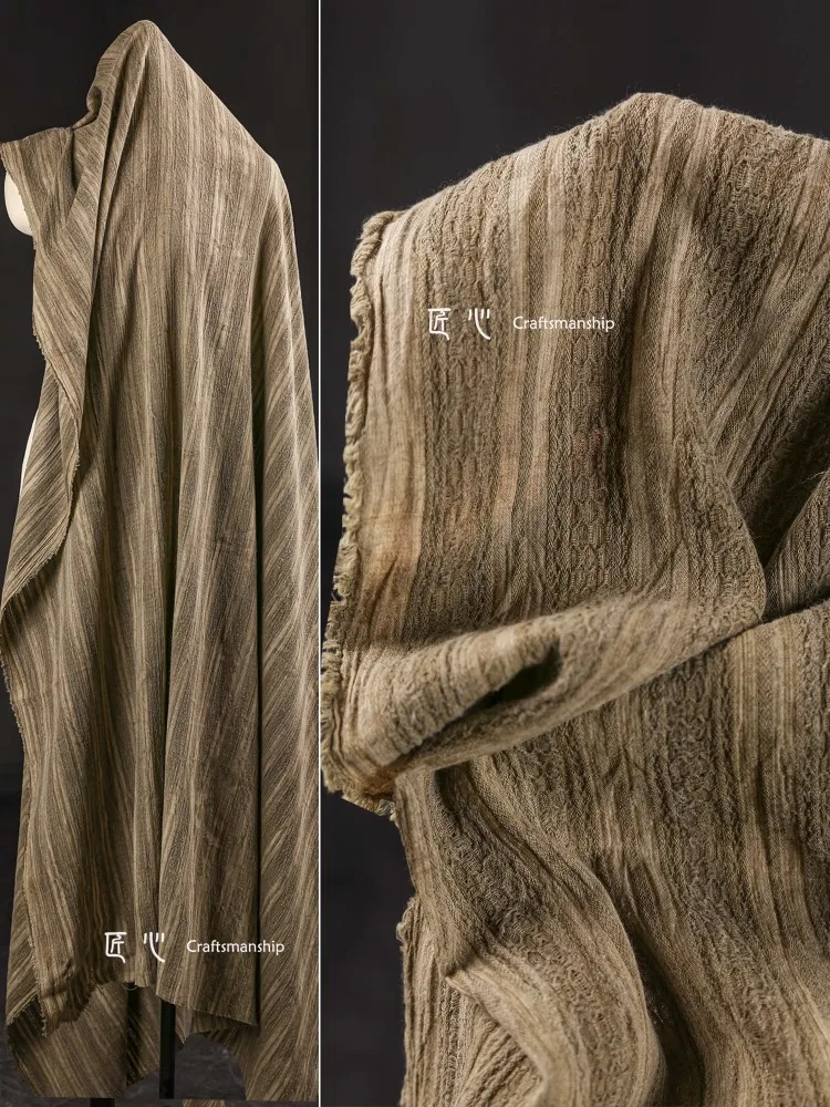 Хлопчатобумажная льняная ткань окрашенная в растения для рубашки платья