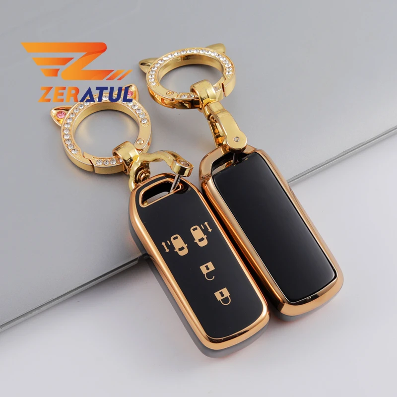 

Car Smart Key Case Cover For Honda New Nbox Custom JF3 / JF4 N-BOX JF1 / JF2 N-BOX+ Plus N Wagon N-One Remote Fob Keychain