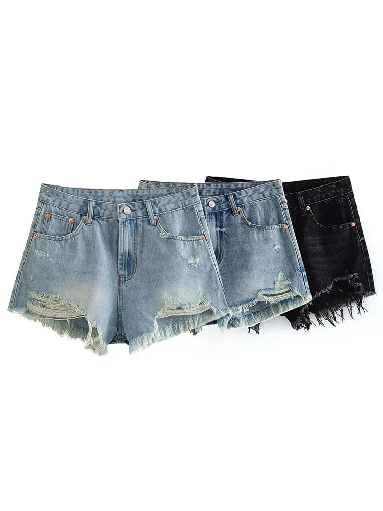 

Юбка-шорты Летняя с завышенной талией и молнией