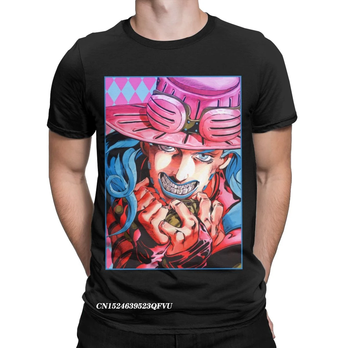 

Men Master Of The Spin Tshirt Jojos Bizarre Adventure Anime Jjba Manga Clothes Funny Crewneck Tee Shirt Plus Size T-Shirts