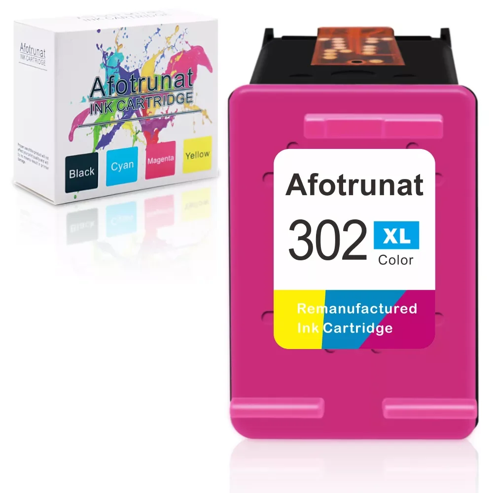 

Afotrunat 302XL чернильные картриджи для HP 302 XL совместим с принтерами 2130 2132 2134 Officejet 3630