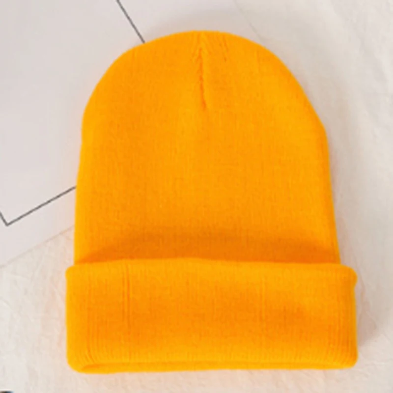 

Solid Unisex Beanie Autumn Winter Wool Blends Soft Warm Knitted Cap Men Women SkullCap Hats Gorro Ski Caps Beanies