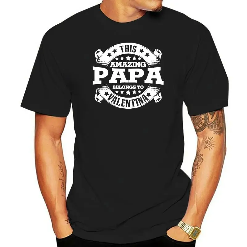 

Order Now Valentina Papa Customized T Shirts Father Daughter Gifts Unisex T-Shirt