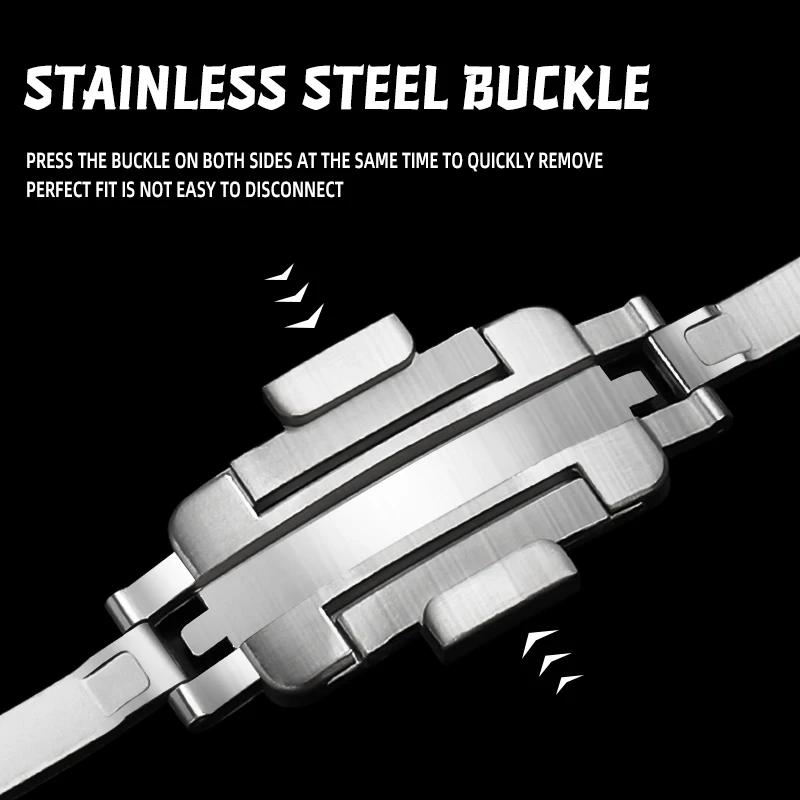 Metal Link Bracelet Strap For Apple watch 44mm 45mm 41mm 49mm 40mm 42mm 38mm Detachable strap For iWatch Series Ultra 8 7 654 SE