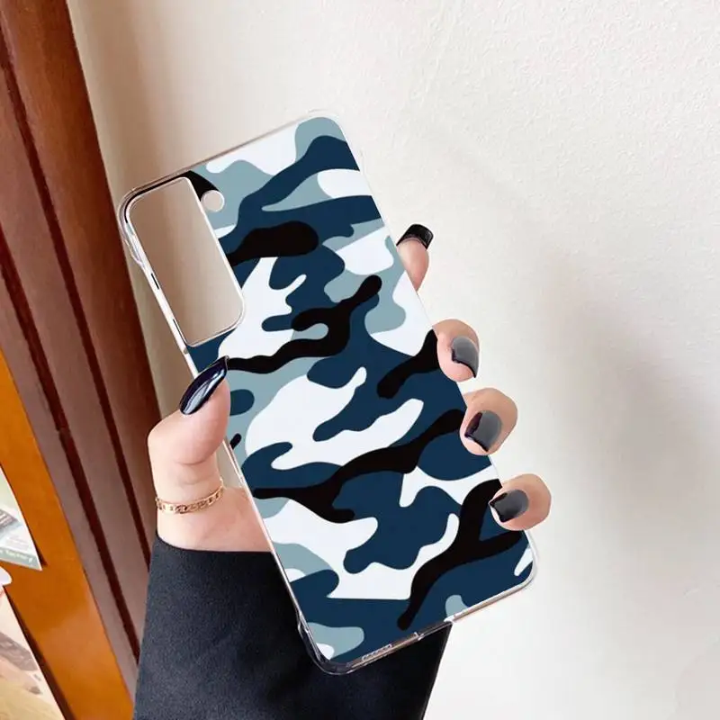 Camouflage Pattern Phone Case for Samsung S21 A10 for Redmi Note 7 9 for Huawei P30Pro Honor 8X 10i Cover