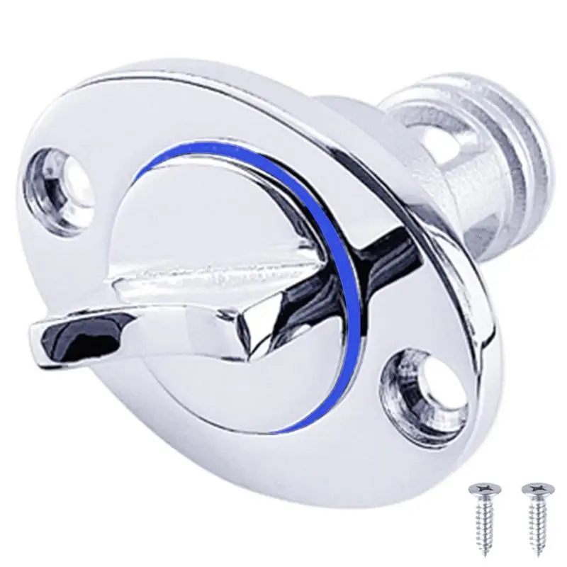 

Garboard Drain Plug Marine Plug Kit Stainless Steel With Screws Rustproof Waterproof Boat Drain Plug With Seal Ring For The