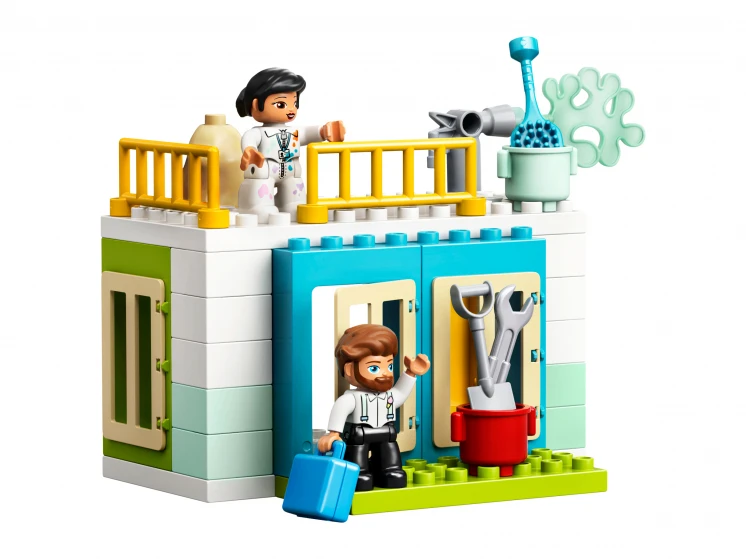 Конструктор Lego Duplo (Дупло) 10933 Башенный кран на стройке 2+ | Игрушки и хобби