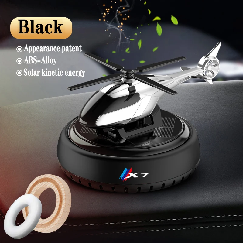 

For BMW X7 Car air freshener solar airplane model center console decoration car interior accessories