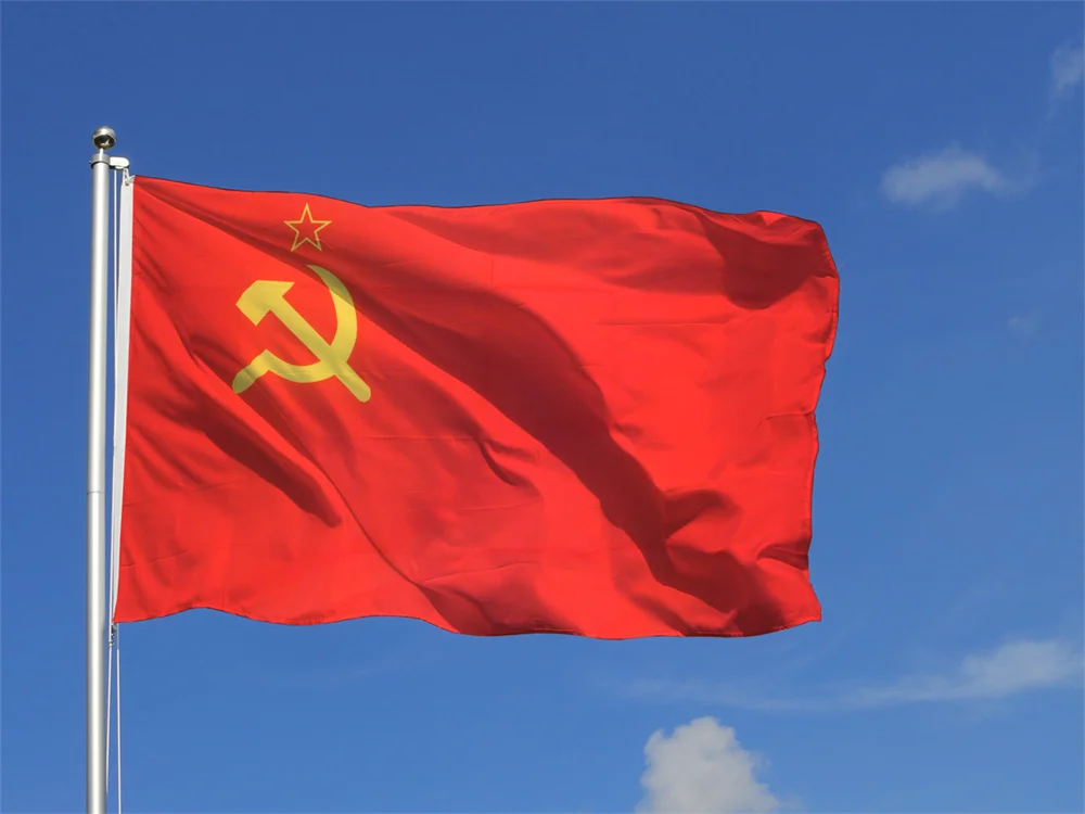

90 x 60 cm CCCP Flag Red Revolution Union of Soviet Socialist Republics Indoor Outdoor USSR FLAG Russian Flag
