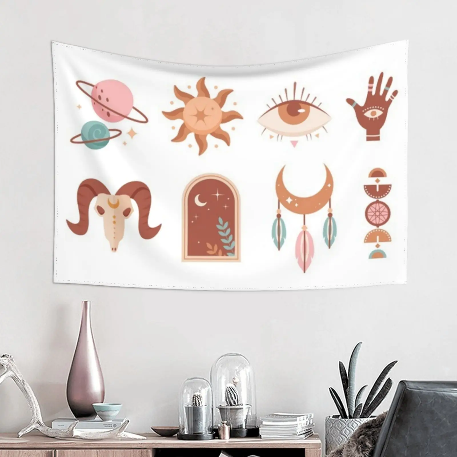 

60 inch x 40 inch Bohemian Tapestry Living Room Decoration Room Divider
