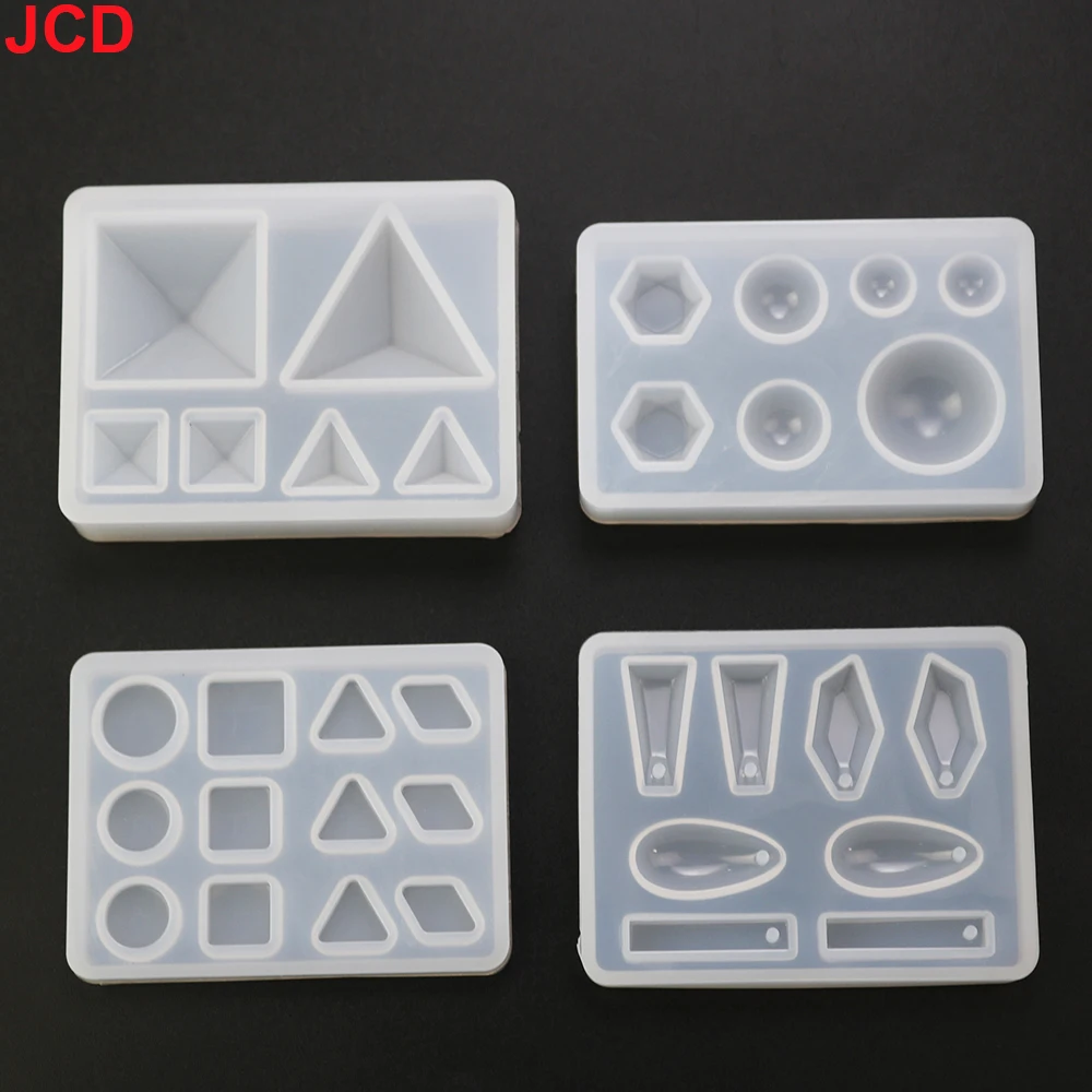 JCD DIY Силиконовый Кристалл Ойклера Маленькая Пирамида Геометрическая Форма Для
