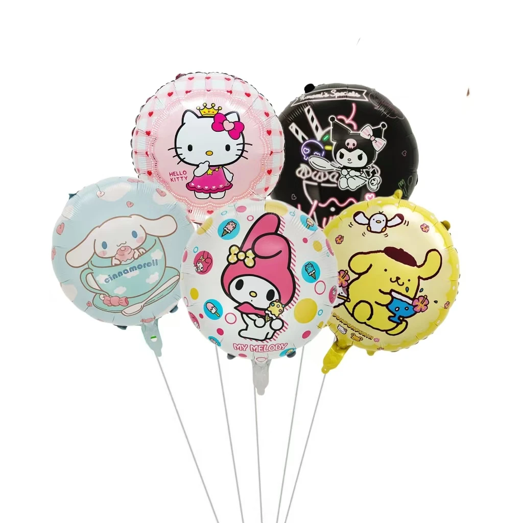

5 шт. Куроми, Мелодия, Минни латексные шары MINISO