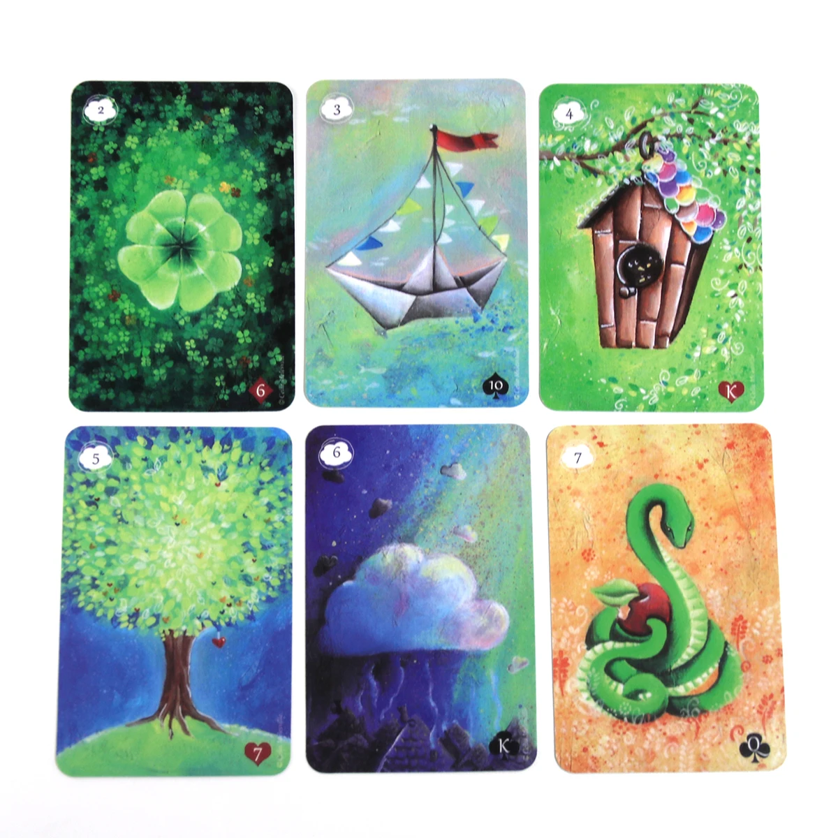 Карточки Tanis Lenormand от Celia Melesville карты из высококачественной полноцветной бумаги с