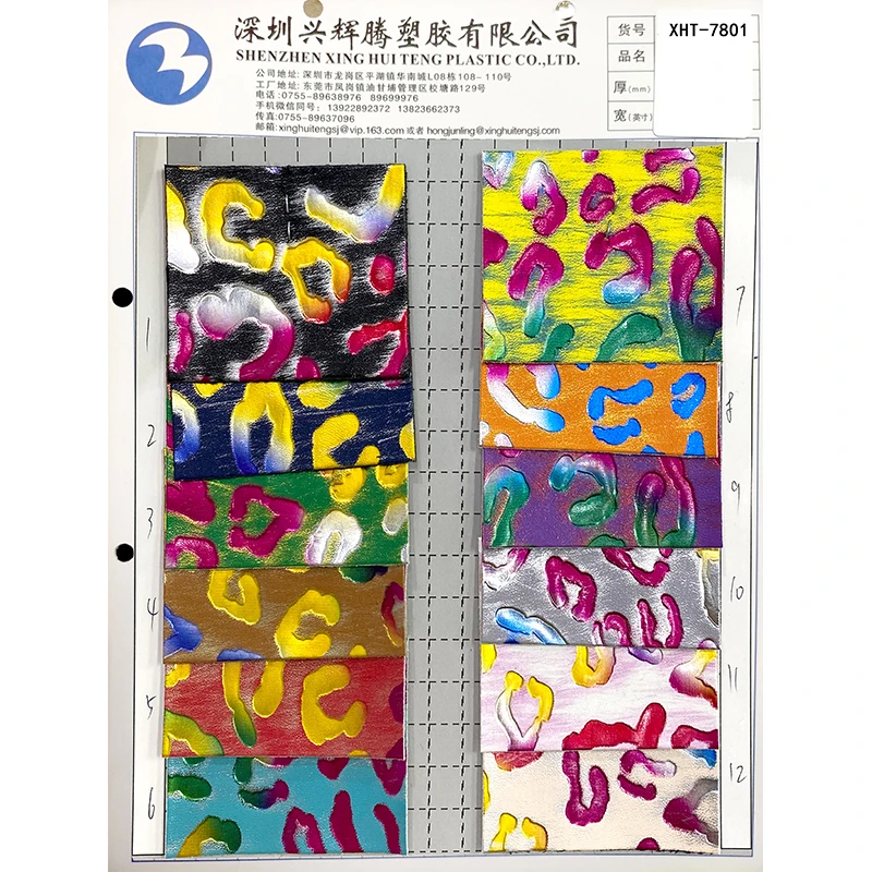 

oil painting art style Emboss Patterns Faux Leather roll Fabric Sheets For Home Decoration DIY Handmade Material PU Leathers