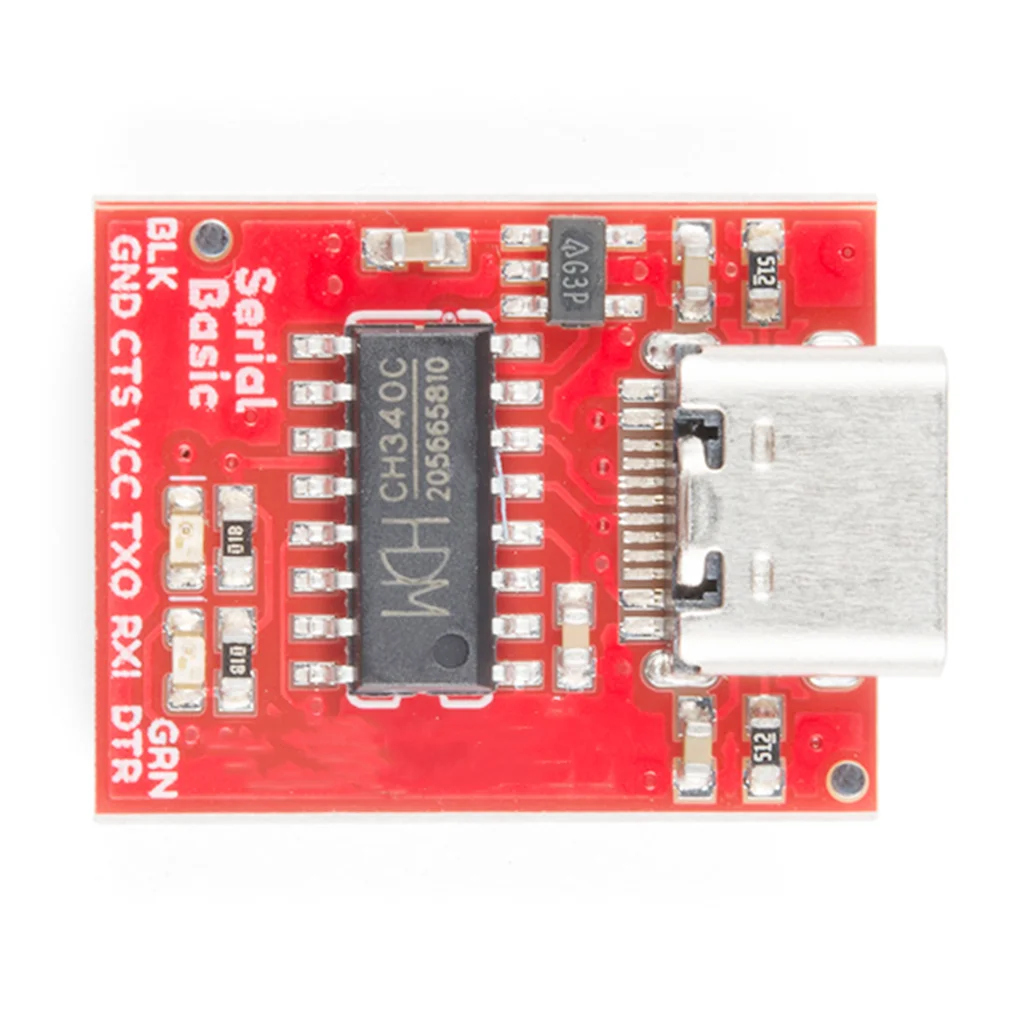 

Type C to TTL Serial Port CH340C Module CH340 USB Bus Conversion Chip ISP Communicate Connector for STM32 Serial Port Download