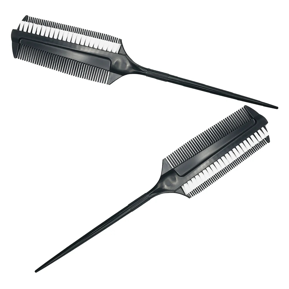 2 шт. двухсторонняя расческа для окрашивания волос ухода за волосами щетка краски
