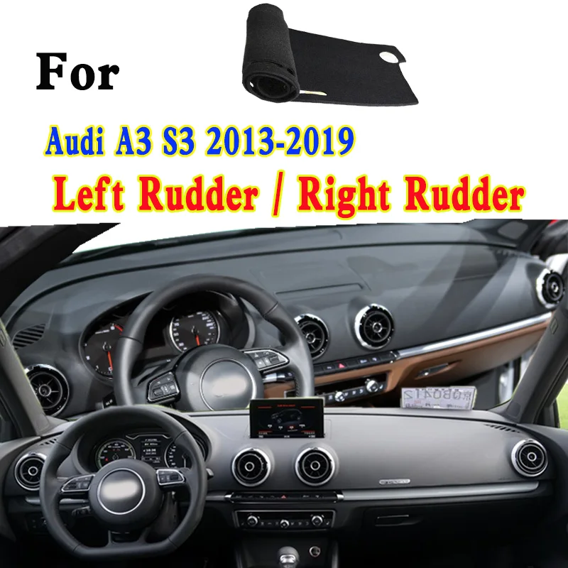 

For Audi A3 S3 RS3 8VA/S/7/E/1 85S/A/M/F Dashmat Dashboard Cover Instrument Panel Insulation Sunscreen Protective Pad Ornaments