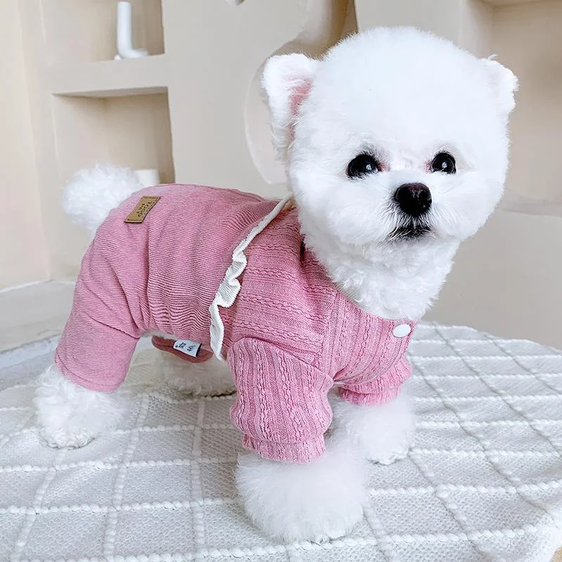 

Dog Pet Jumpsuit Clothes Winter Warm Dog Clothing Puppy Yorkshire Pomeranian Bichon Poodle Schnauzer Coat Outfit Garment