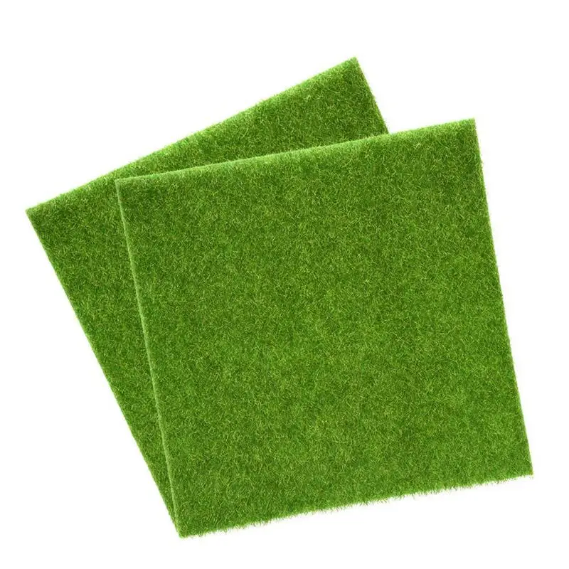 

Grass Artificial Turf Carpet For Indoor And Outdoor Turf Synthetic Green Grass Home Decoration 30Cmx30cm 2Pcs