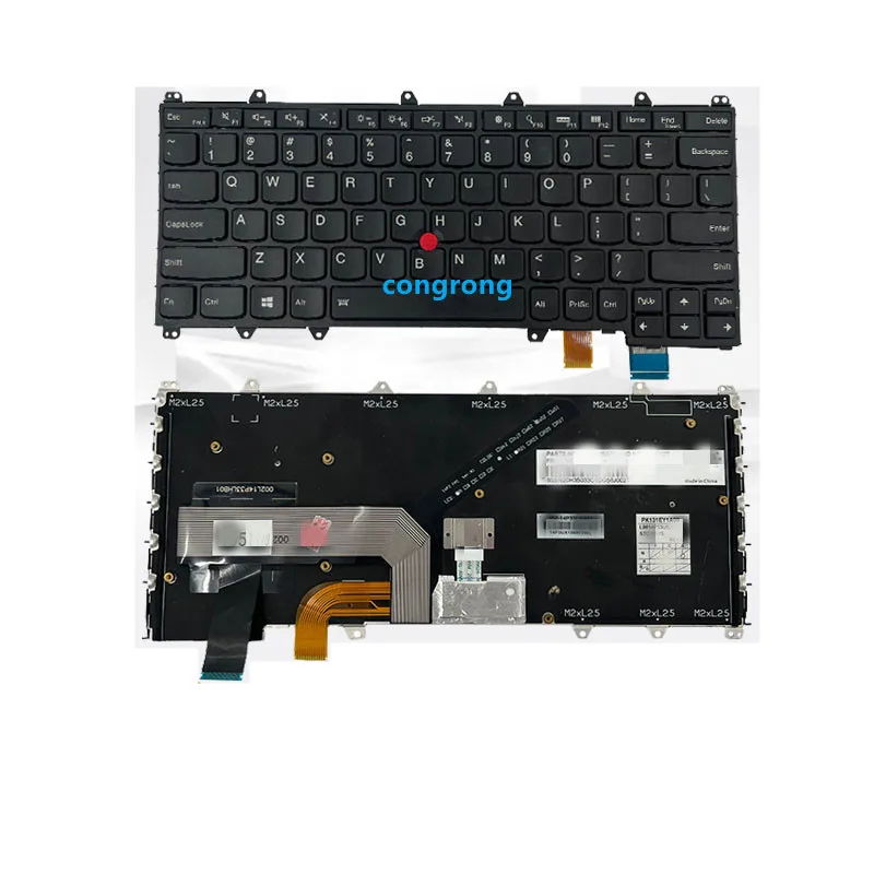 Английская клавиатура с подсветкой для Lenovo Thinkpad S1 Yoga 4th X380 370 ноутбук 01EN386 01AV675 |