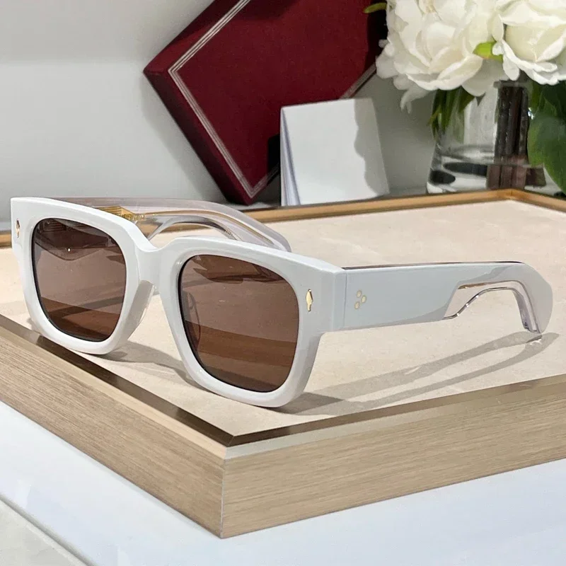 Солнцезащитные очки JMM ENZO мужские высококачественные Модные Винтажные ацетатные