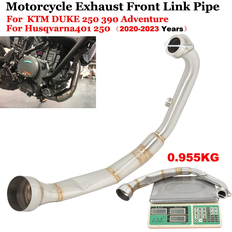 Motorcycle Exhaust Front Link Pipe Modify Escape Moto Tube For KTM DUKE 250 390 RC390 KTM250 KTM390 Adventure ADV 2020 - 2023
