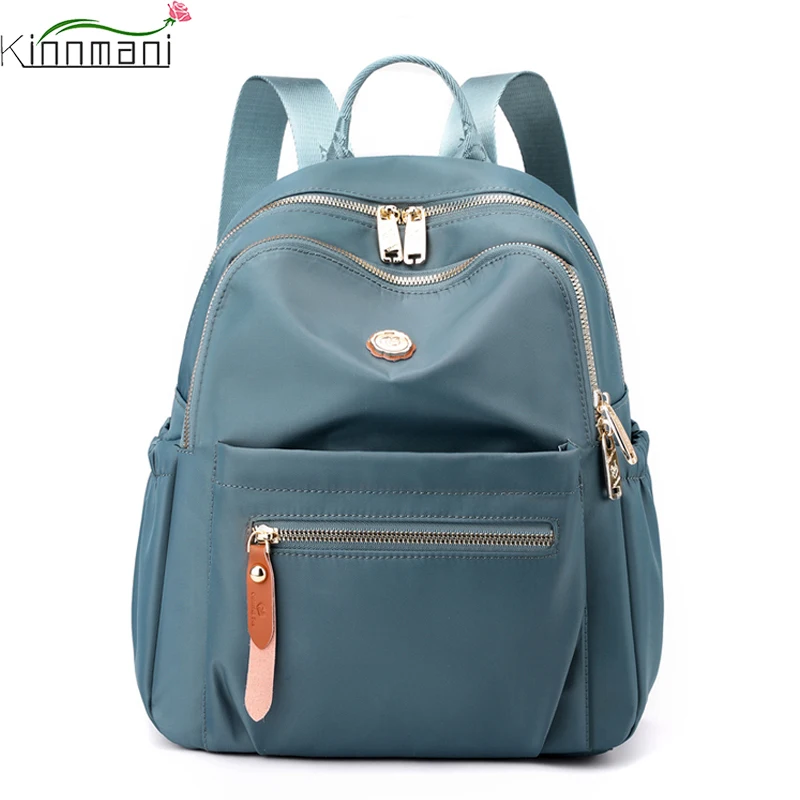 

Womens Fashion Backpack 9 Color Nylon Travel Backpack Shoulder Bags for Teenagers Girls Simple big high-quality Women knapsack