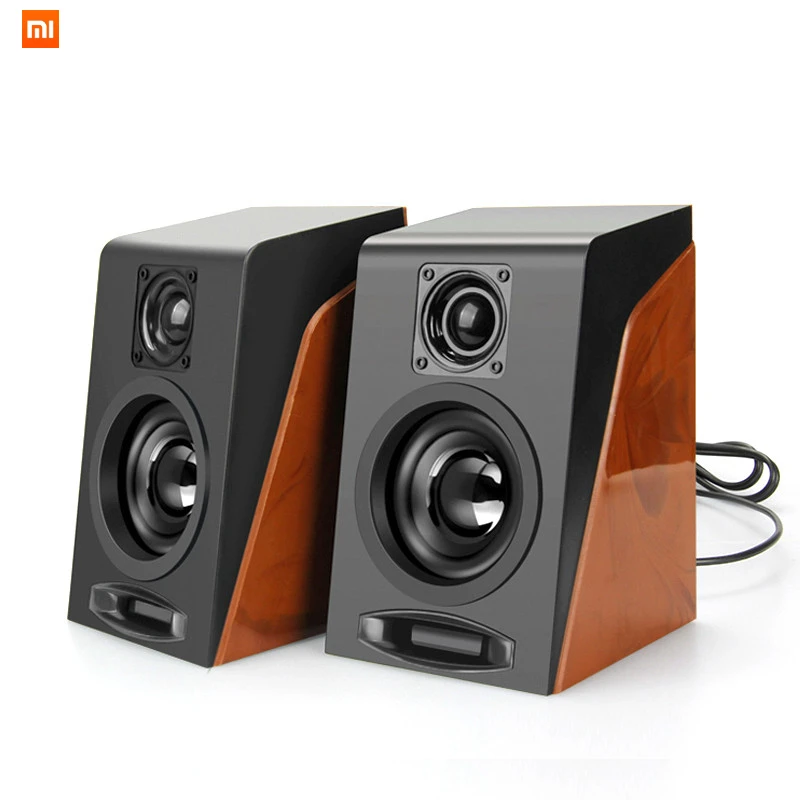 

Caixa de som para computador, mini subwoofer criativo restaura o jeito antigo, alto-falantes pequenos para computador com usb
