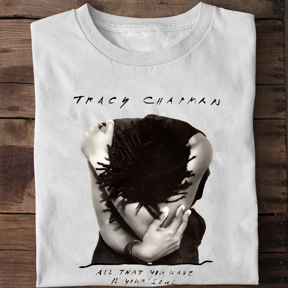 Новая рубашка в стиле Трейси шапман все что у вас есть это ваша душа цвет белый