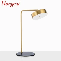 hongcui contemporary table lamp simple led home decorative study bedroom bedside desk light