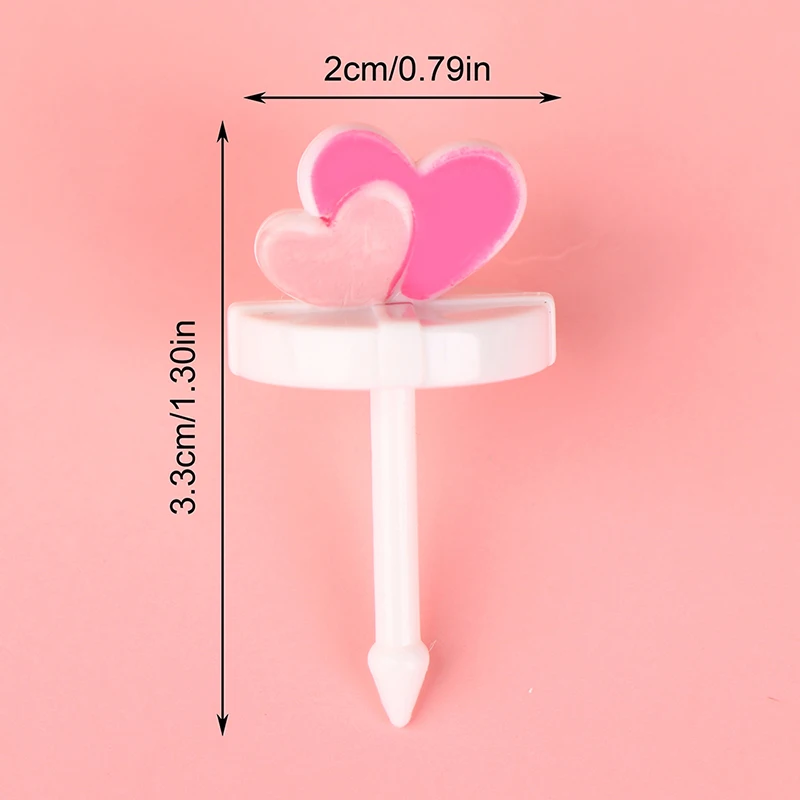 1 комплект пластиковая вилка для фруктов с мультяшными животными