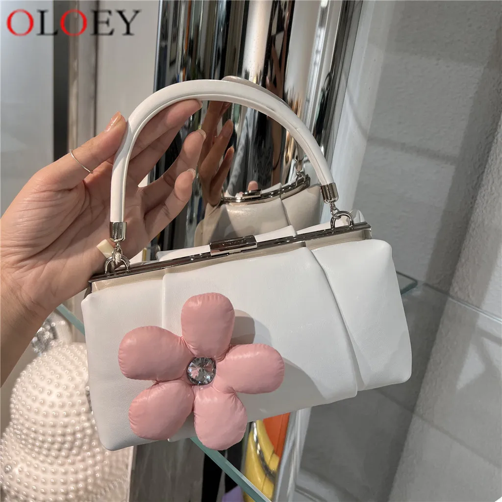 

OLOEY Luxury Brand Premium Sense Clip Bag 2022 New Messenger Bag Fashion Ladies Casual Hand-held Shoulder Bag Sac