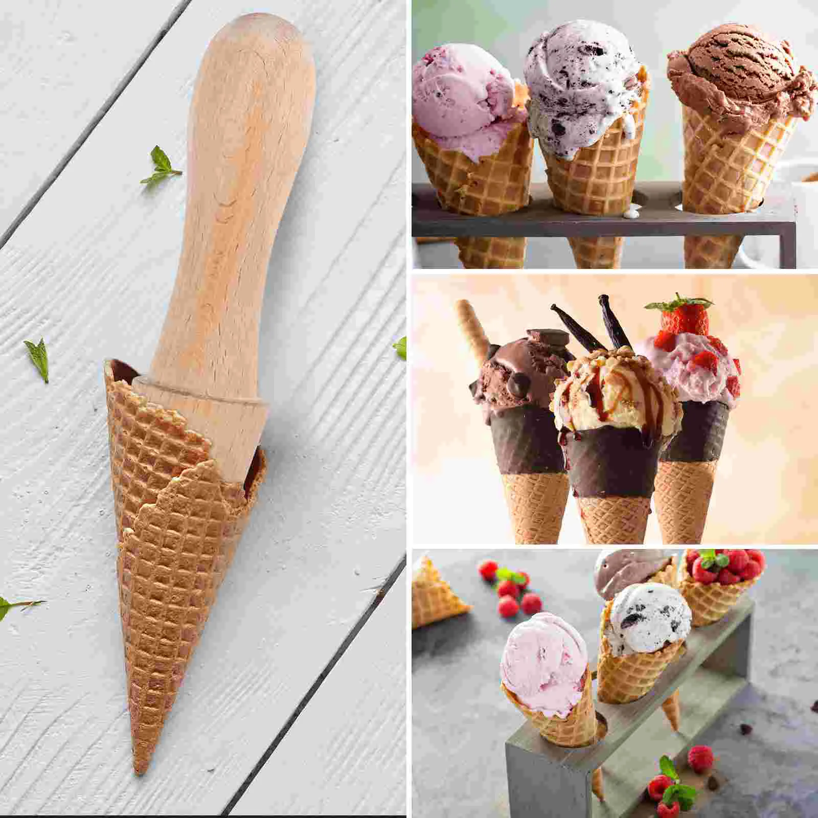 

Maker Waffle Cone Cones Roller Ice Cream Pizzelle Krumkake Mini Pizelle
