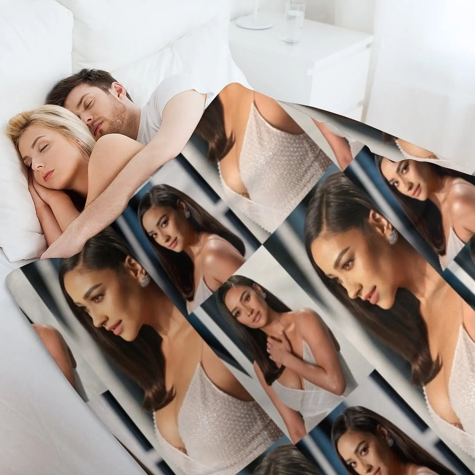 Одеяло Shay Mitchell туристическое пляжное аниме мягкие плюшевые плед-одеяла